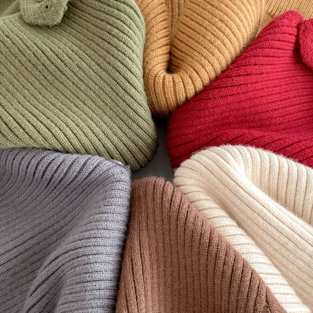 SnuggleKnit  Baby Ribbed Overalls